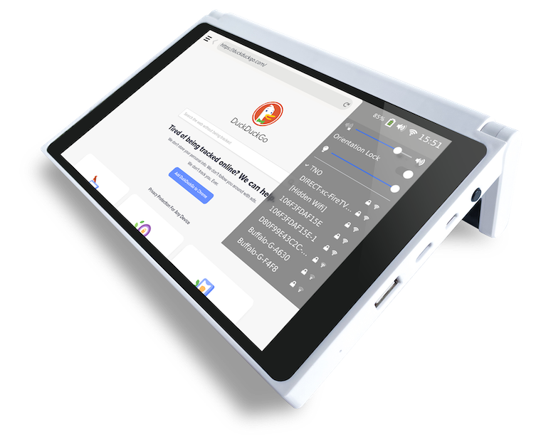 CutiePi tablet - compact Raspberry Pi device